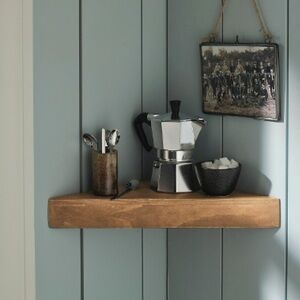 Threshold  Corner Shelf Solid Pine